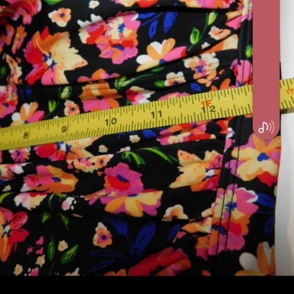 Teemi One Piece Women's Floral Swim Suit size 12 - Picture 2 of 8